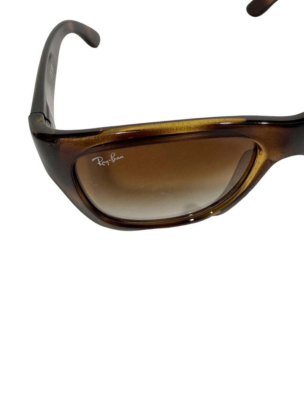 Ray-Ban Women's Tortoiseshell Brown Gradient Sunglasses - Brown Lenses - Picture 3 of 6